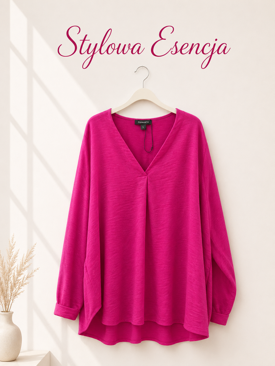 Różowa bluzka oversize | Primark | UK 18-20 / EUR 46-48