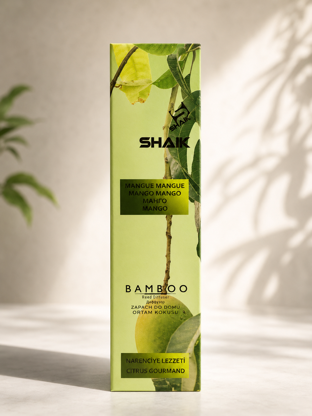 Dyfuzor zapachowy SHAIK Bamboo Mango – Citrus Gourmand 🥭🍋🌿