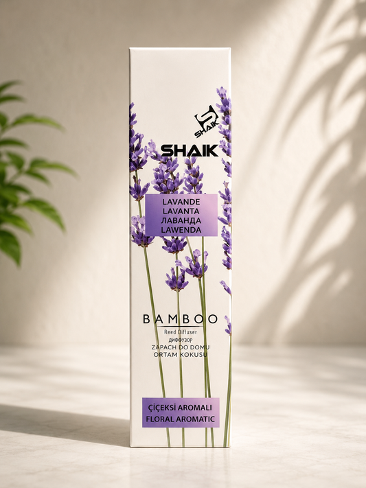 Dyfuzor zapachowy SHAIK Bamboo Lawenda – Floral Aromatic 💜🌿