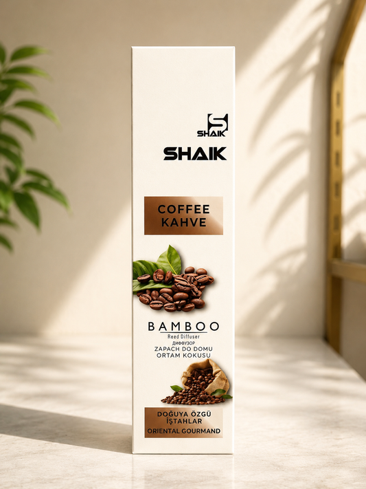 Dyfuzor zapachowy SHAIK Bamboo Coffee – Oriental Gourmand ☕🤎✨