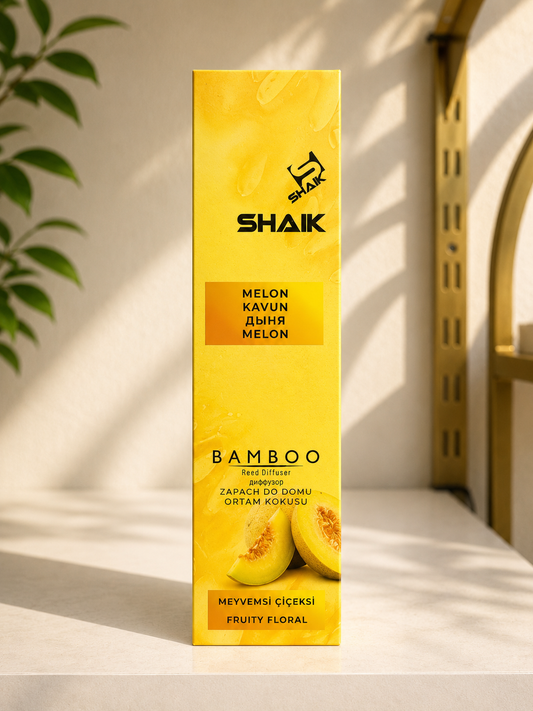 Dyfuzor zapachowy SHAIK Bamboo Melon – Fruity Floral 🍈💛✨