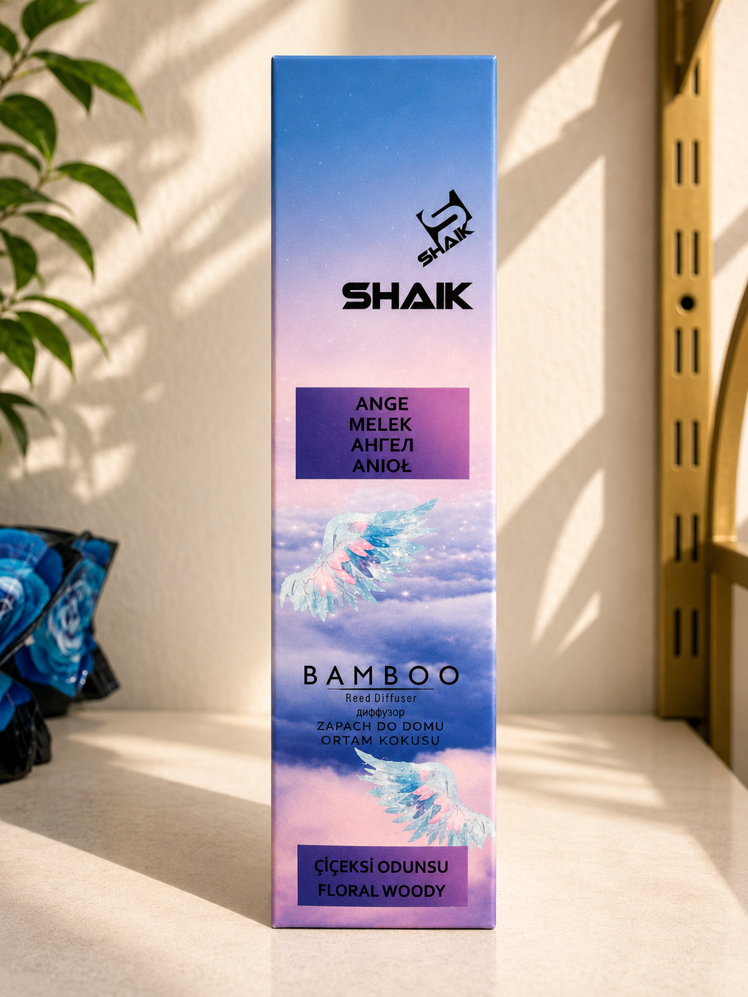 Dyfuzor zapachowy SHAIK Bamboo Angel – Floral Woody 🪽💙✨